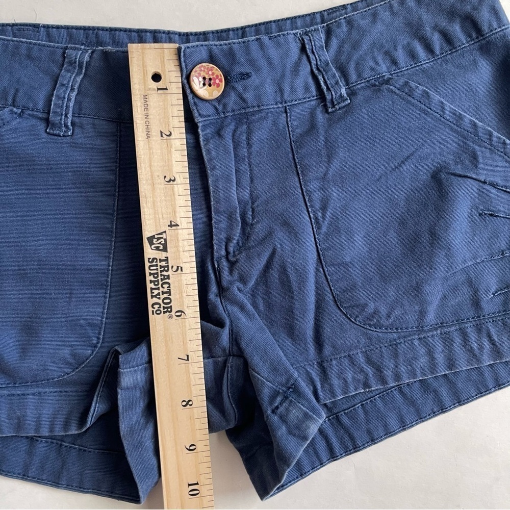Vintage OP Navy Blue Women's Shorts Size 5 - Picture 6 of 8